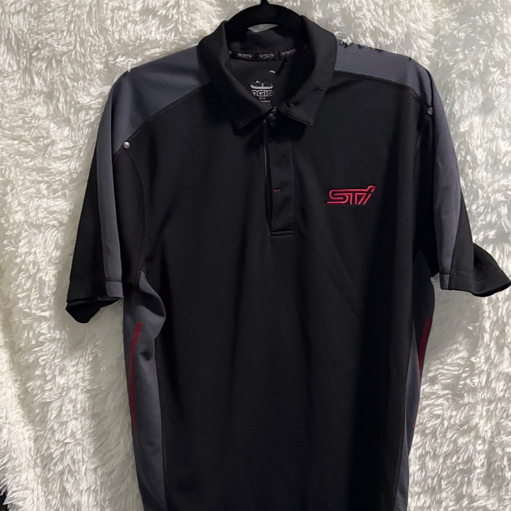 Ogio Black and Gray Men's Polo Shirt
